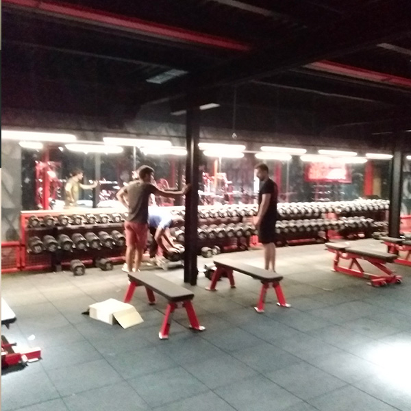 agencement salle de sport - on air